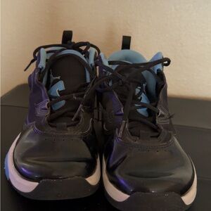 Jordan Black and Blue basketball Athletic Shoes